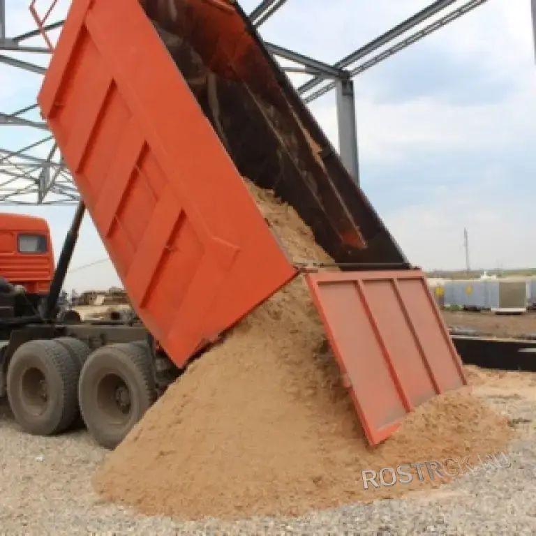 Песок карьерный с доставкой