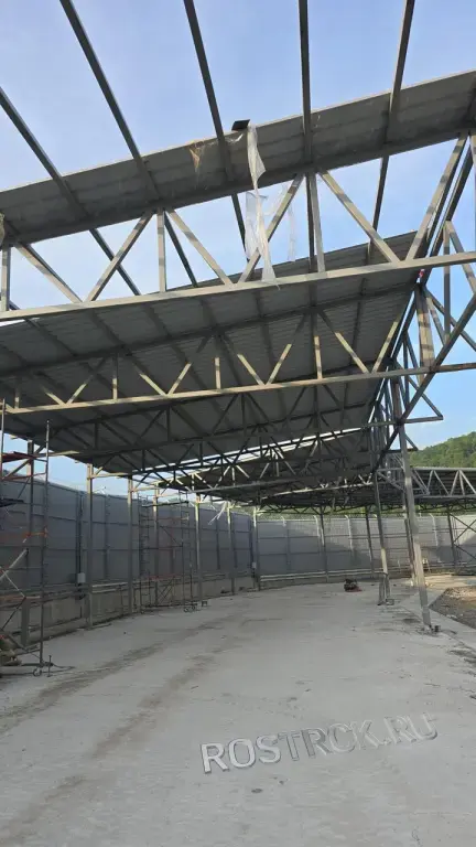 Изготовление навесов, беседок и ангаров из металла