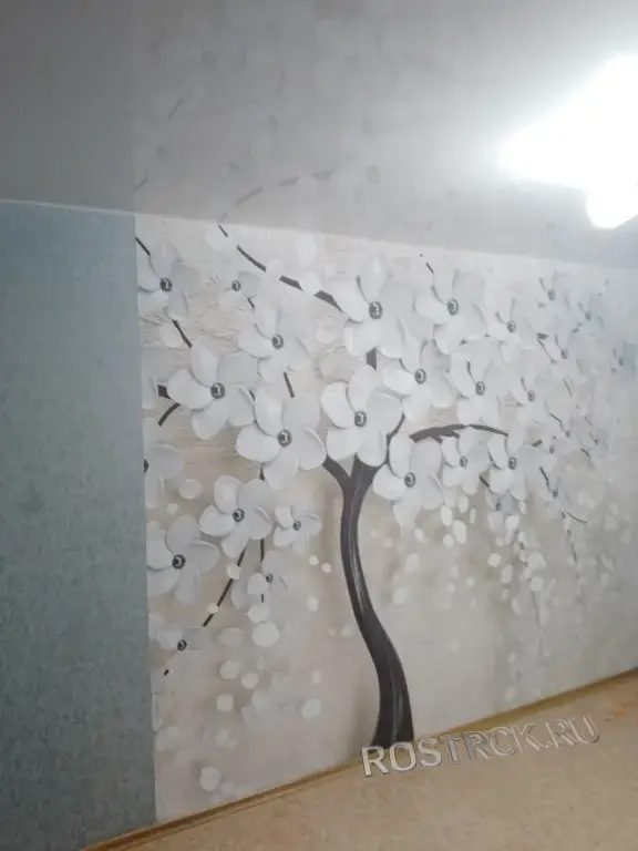 Услуги Поклейка бумажных обоев