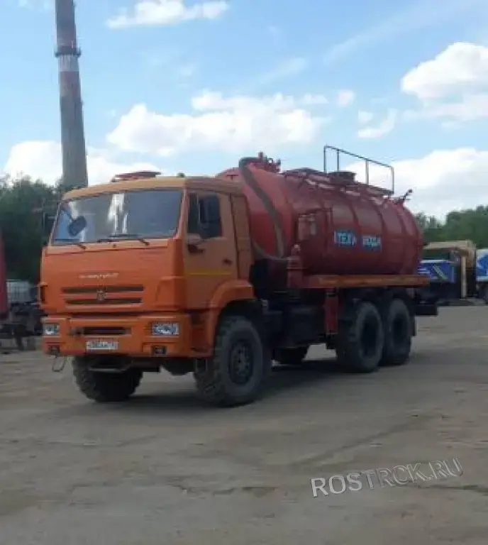 Услуги вакуумной машины ВЕЗДЕХОД Камаз 16 м³ (шланг 30 м)