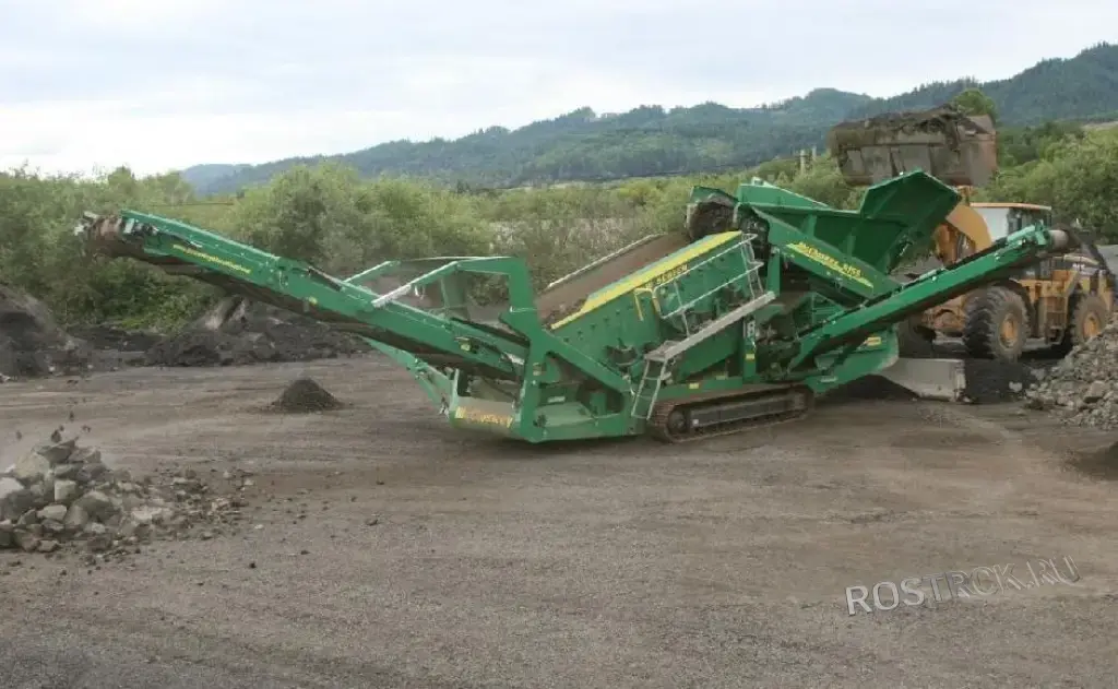 Аренда мобильного грохота McCloskey (гусеничный) — Сортировка ГПС, щебня, угля