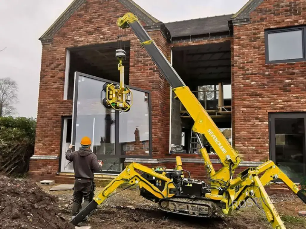 Аренда Мини-крана ПАУКА с монтажной люлькой (корзиной)