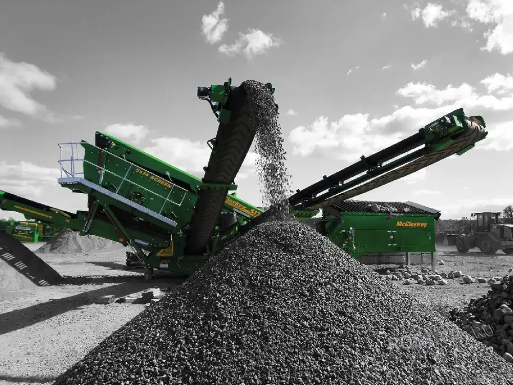 Аренда мобильного грохота McCloskey (гусеничный) — Сортировка ГПС, щебня, угля