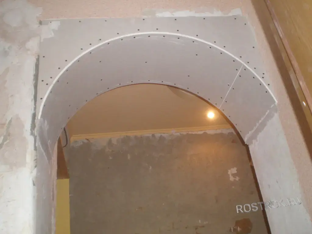 Изготовление арок из гипсокартона. Мастер ГКЛ