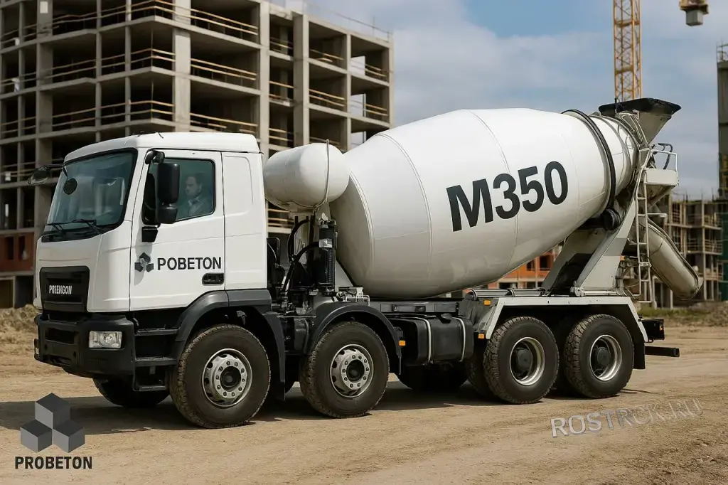 Бетон В25 (М350) с доставкой / Для фундамента и перекрытий