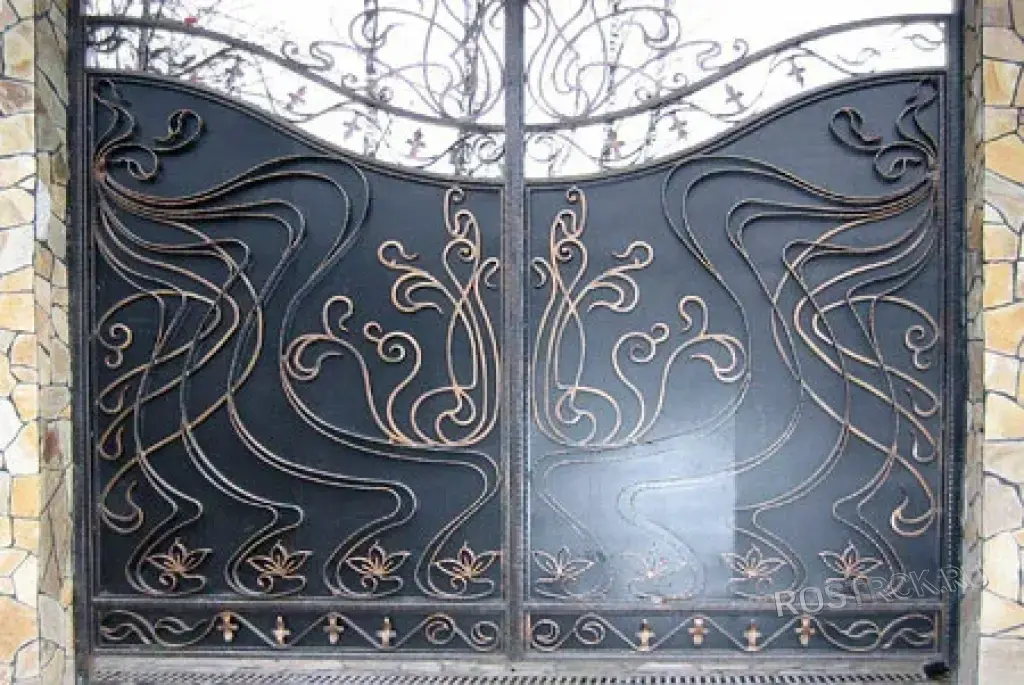 Художественная ковка: Ворота и ограждения по индивидуальным проектам