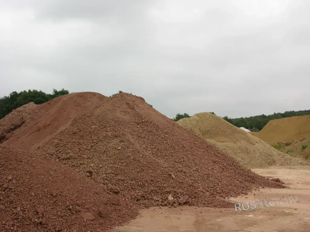 Доставляем глину от 1 навалом. Бесплатная доставка при заказе от 15 тн