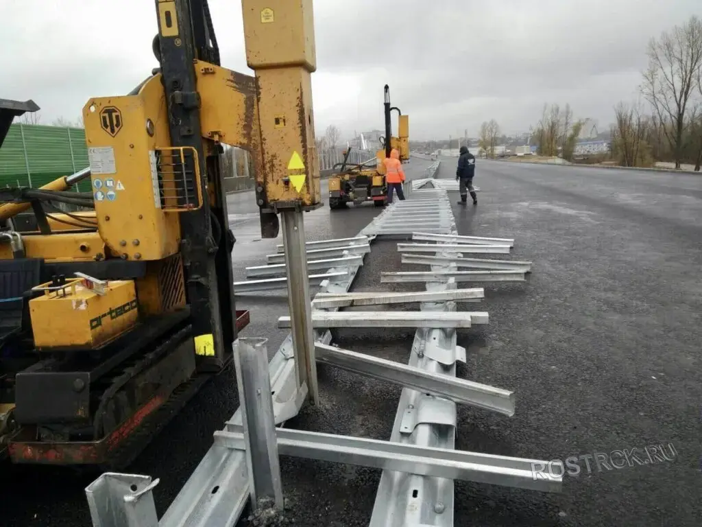 МОНТАЖ БАРЬЕРНЫХ ОГРАЖДЕНИЙ