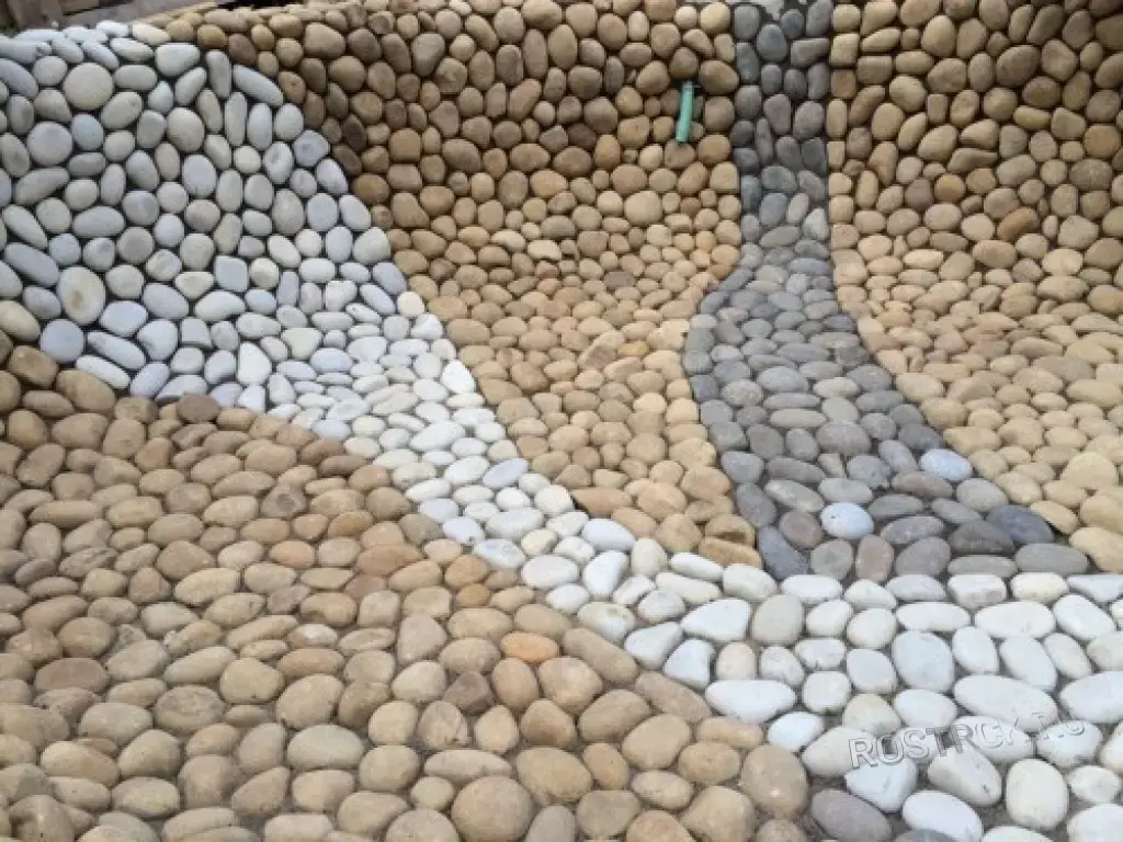 Натуральный камень Песчаник Галька