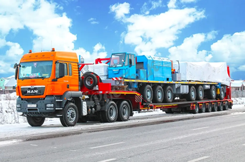 Аренда низкорамного трала в Сургуте. Перевозка негабарита