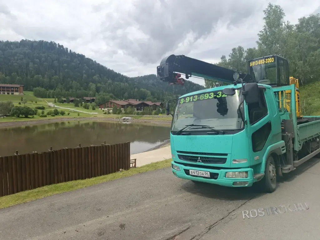 Услуги манипулятора Mitsubishi Fuso с прицепом
