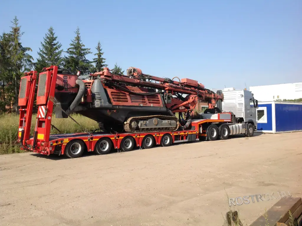 Аренда трала 20-150 тонн. Перевозка негабарита (НДС)