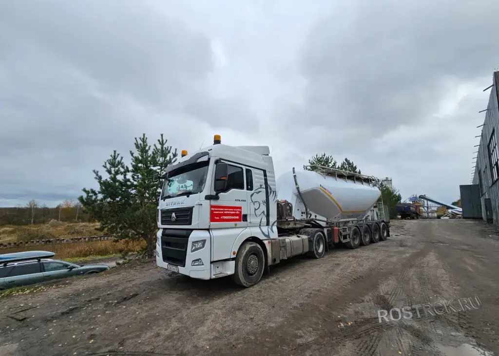 Аренда цементовозов 35 м³. Услуги по Брянску